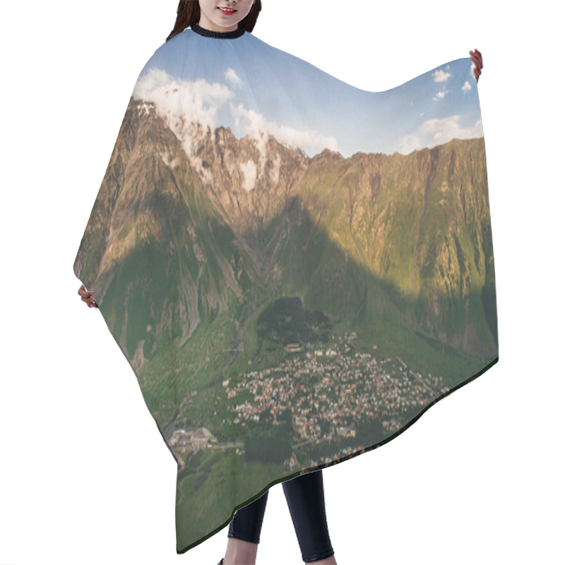 Personality  City In Mountains Hair Cutting Cape