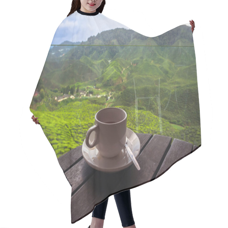 Personality  Cup Of Tea Hair Cutting Cape