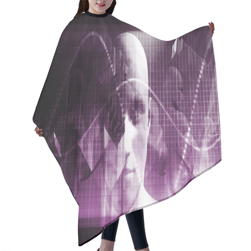 Personality  System Integration Concept Art Hair Cutting Cape