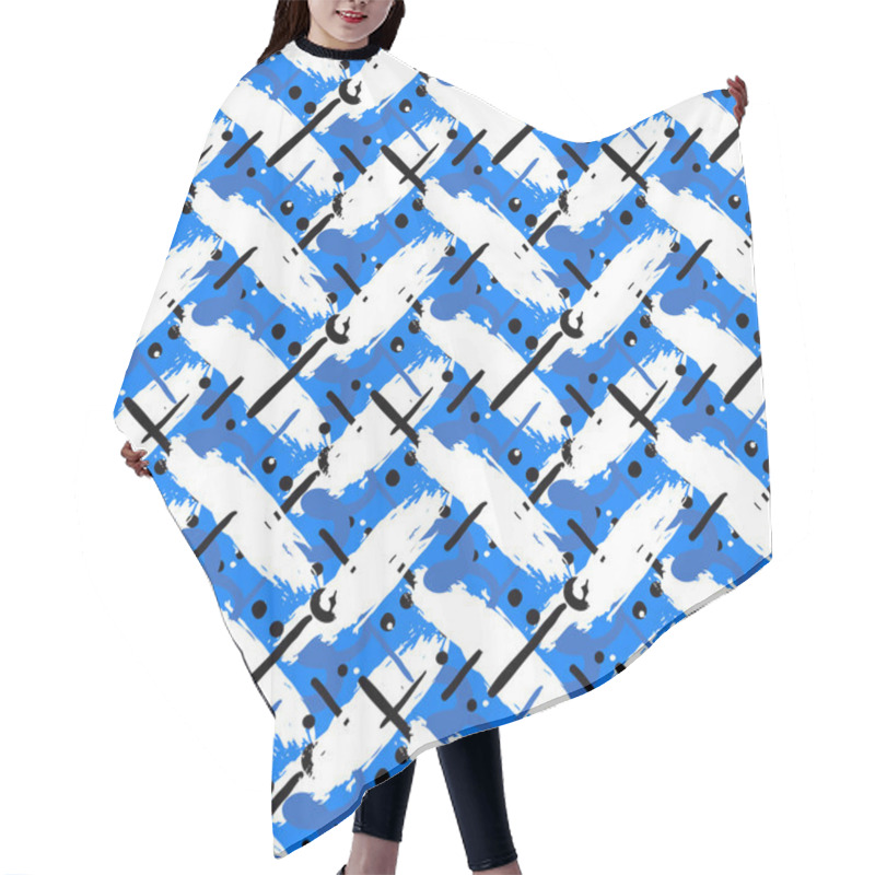 Personality  Abstract Seamless Pattern Hair Cutting Cape