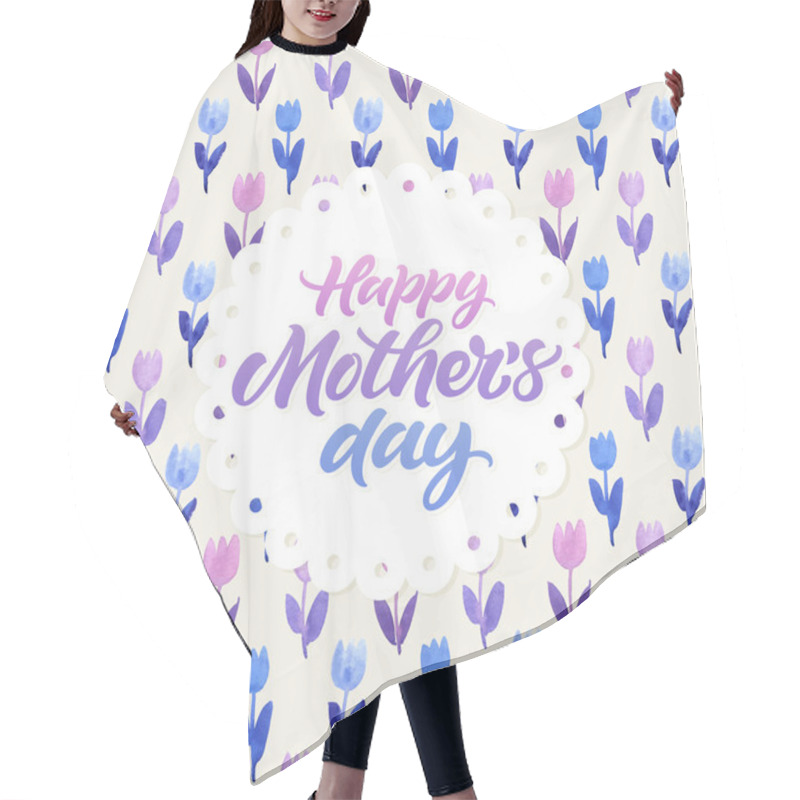 Personality  Happy Mother's Day Card Hair Cutting Cape