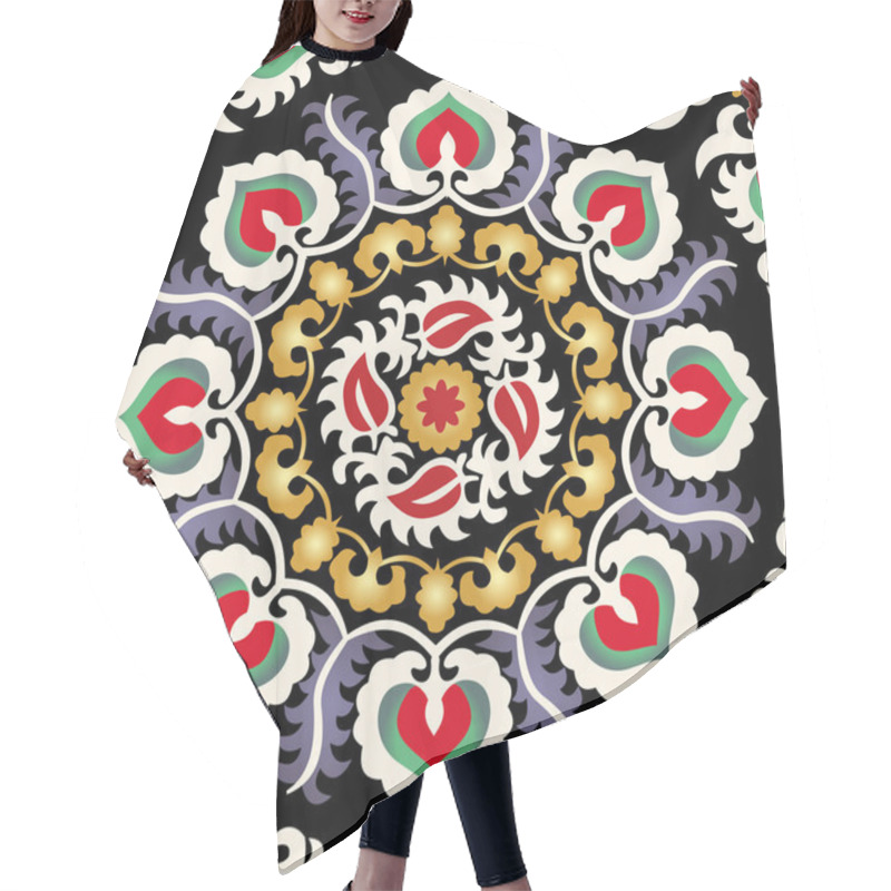 Personality  Ethnic Decorative Ornament Pattern Hair Cutting Cape