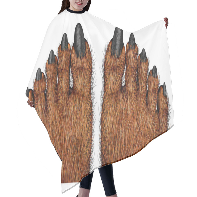 Personality  Werewolf Feet Hair Cutting Cape