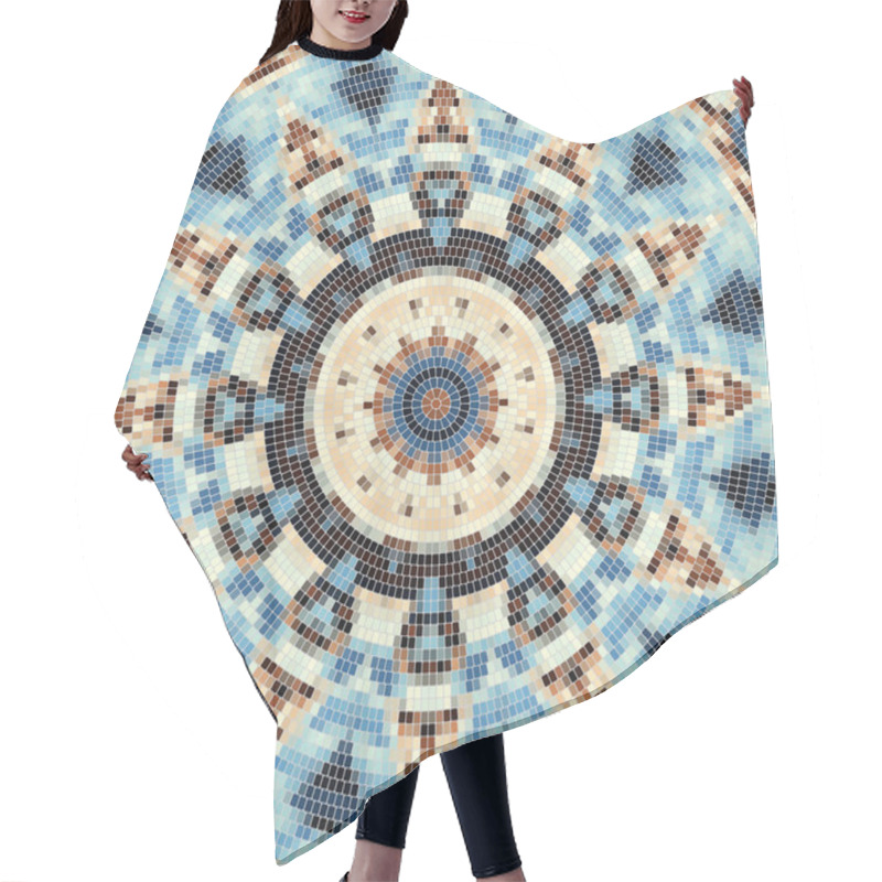 Personality  Seamless Mosaic Art Pattern Hair Cutting Cape