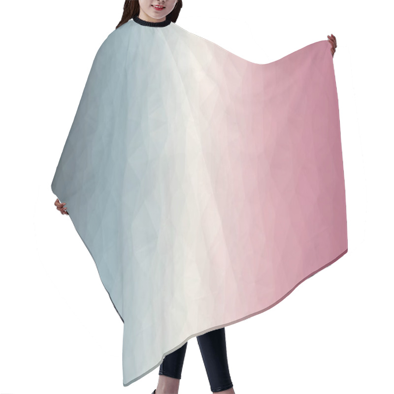 Personality  Creative Prismatic Background With Polygonal Pattern Hair Cutting Cape