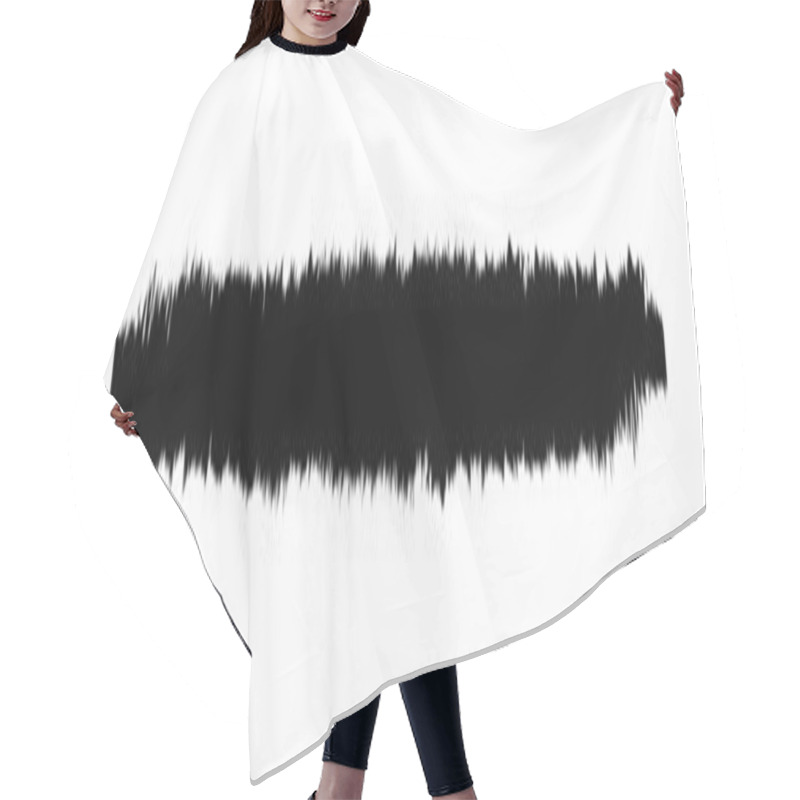 Personality  Stripe Line Brush Marks, Stain Ink, Hand Drawn Paint, Artistic Brush Hair Cutting Cape