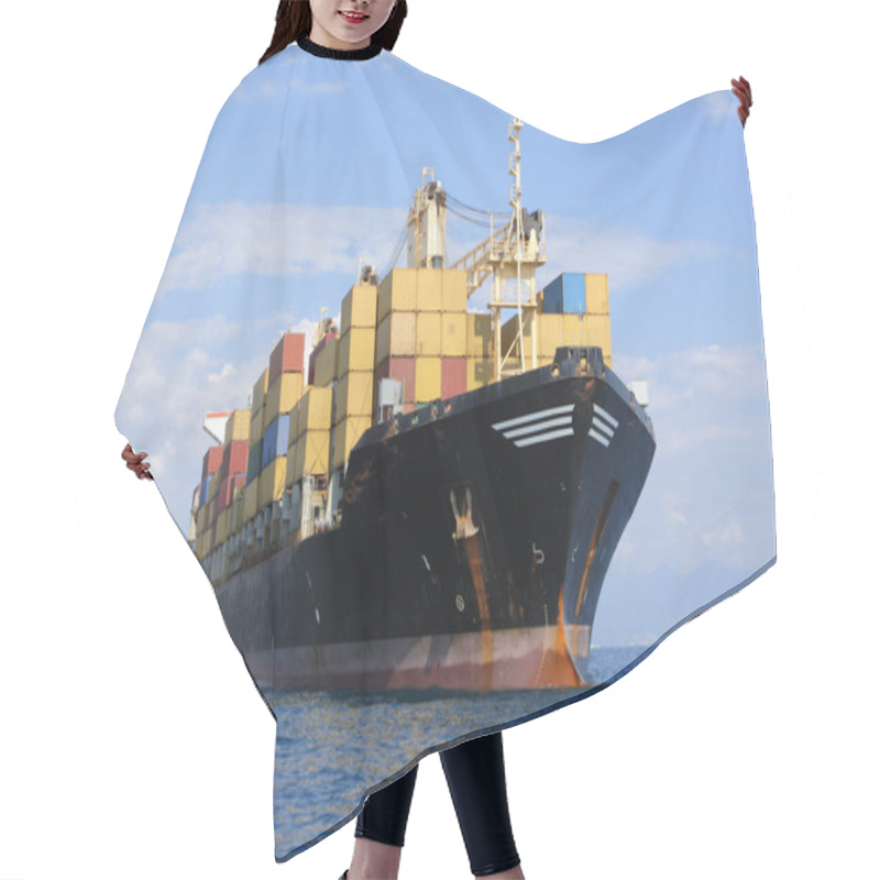 Personality  Container Ship Hair Cutting Cape