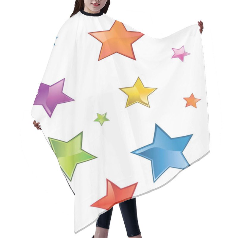 Personality  Stars Hair Cutting Cape