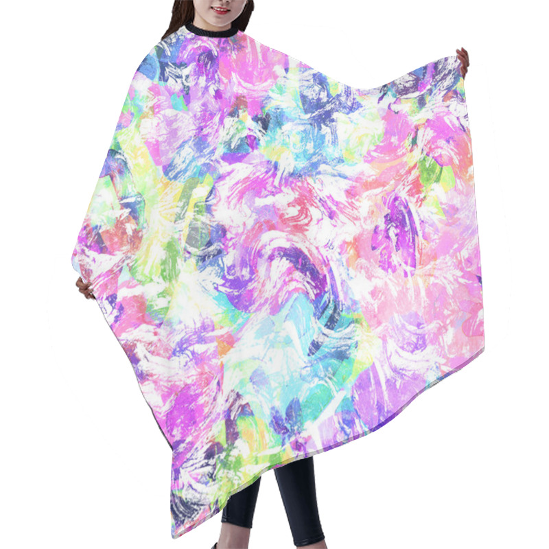 Personality  Geometry Texture Repeat Creative Modern Pattern Hair Cutting Cape