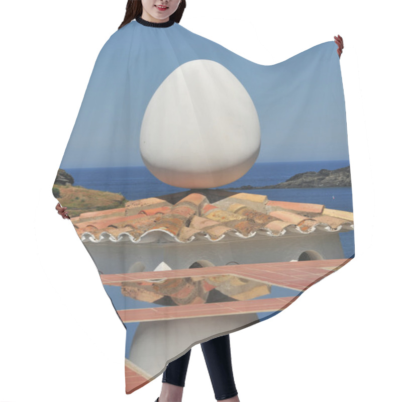 Personality  Dali Egg Hair Cutting Cape