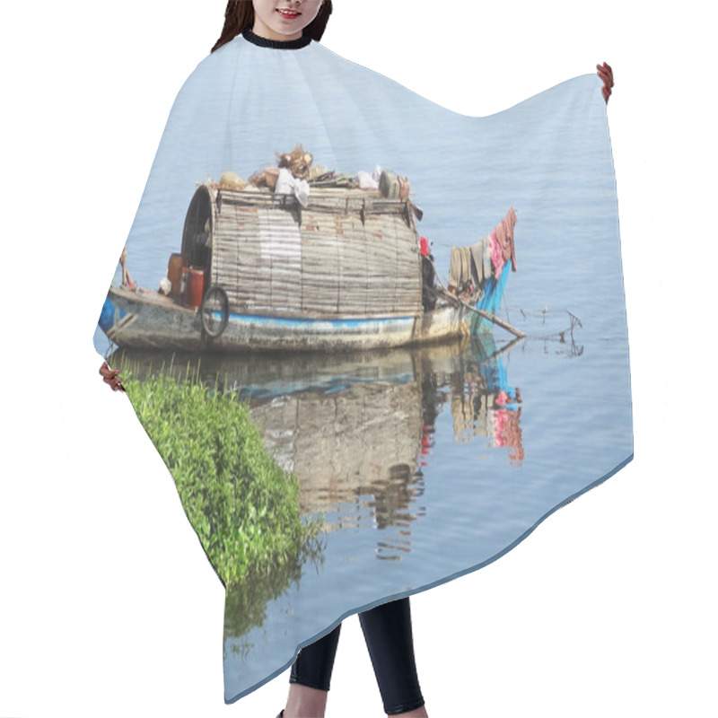 Personality  Around Tonle Sap Hair Cutting Cape