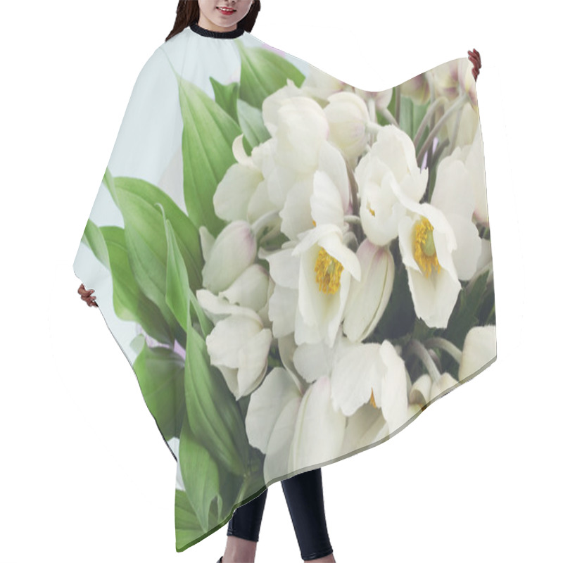 Personality  Bouquet Of Hellebore Hair Cutting Cape