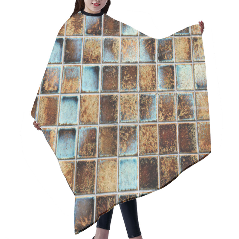 Personality  Tiles Pattern Hair Cutting Cape