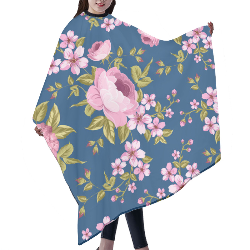 Personality  Luxurious Peony Wallapaper. Hair Cutting Cape