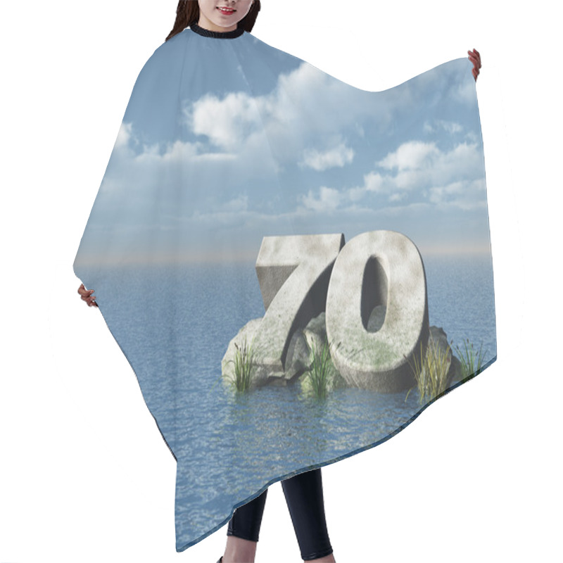 Personality  Seventy Monument Hair Cutting Cape