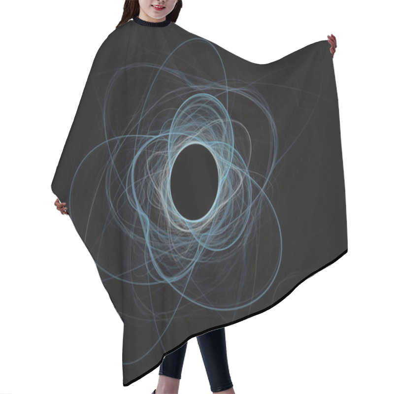 Personality  Swirl Abstract Fractal Hair Cutting Cape