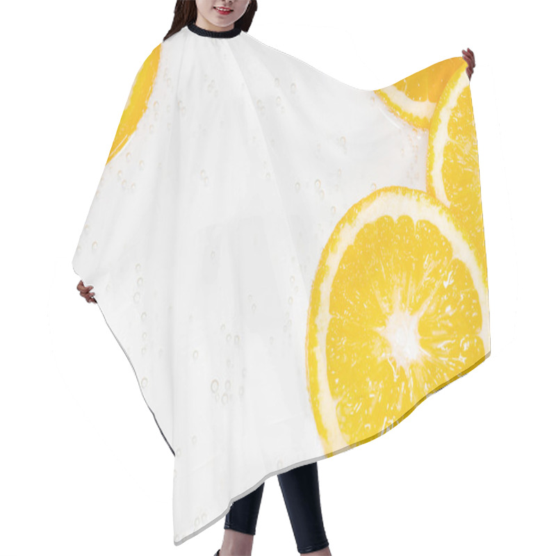 Personality  Orange Slices Hair Cutting Cape