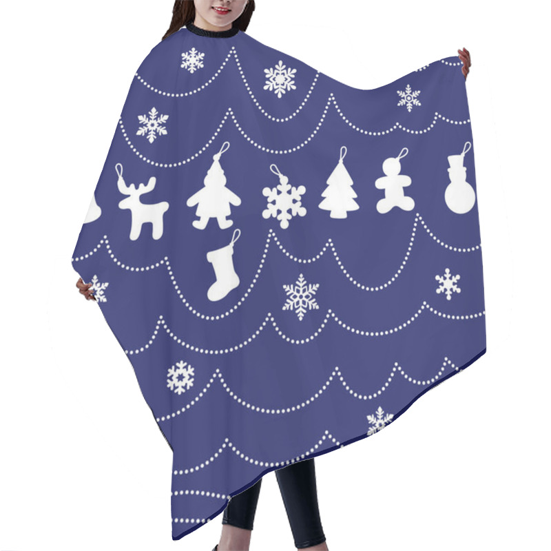 Personality  Simple And Cute Christmas Decoration Material, Hair Cutting Cape