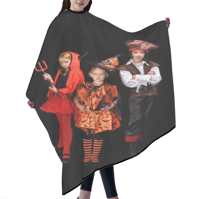 Personality  Halloween Devil, Witch And Pirate  Hair Cutting Cape