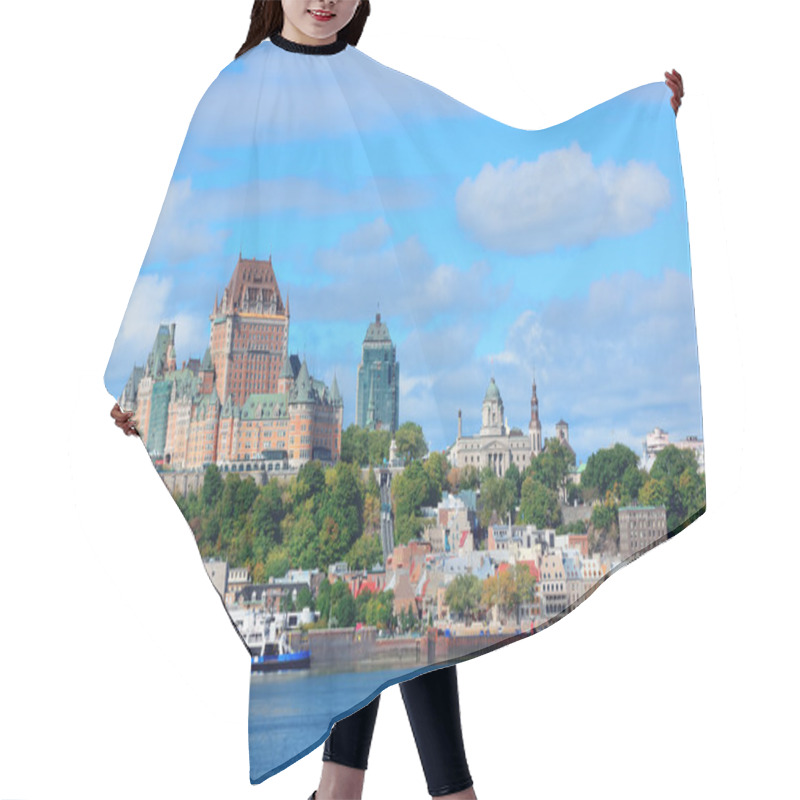 Personality  Quebec City Skyline Hair Cutting Cape