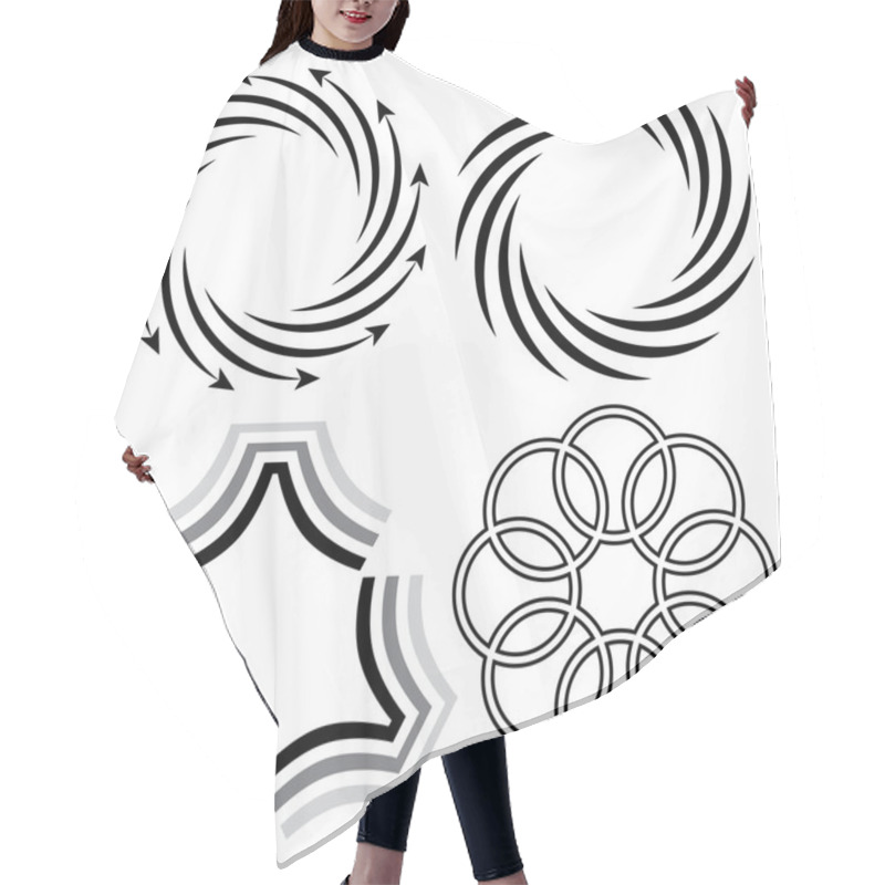 Personality  Design Elements Hair Cutting Cape