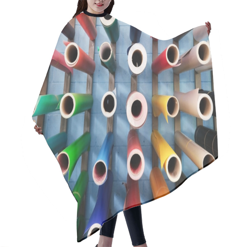 Personality  Digital Printing - Adhesive Paper Hair Cutting Cape