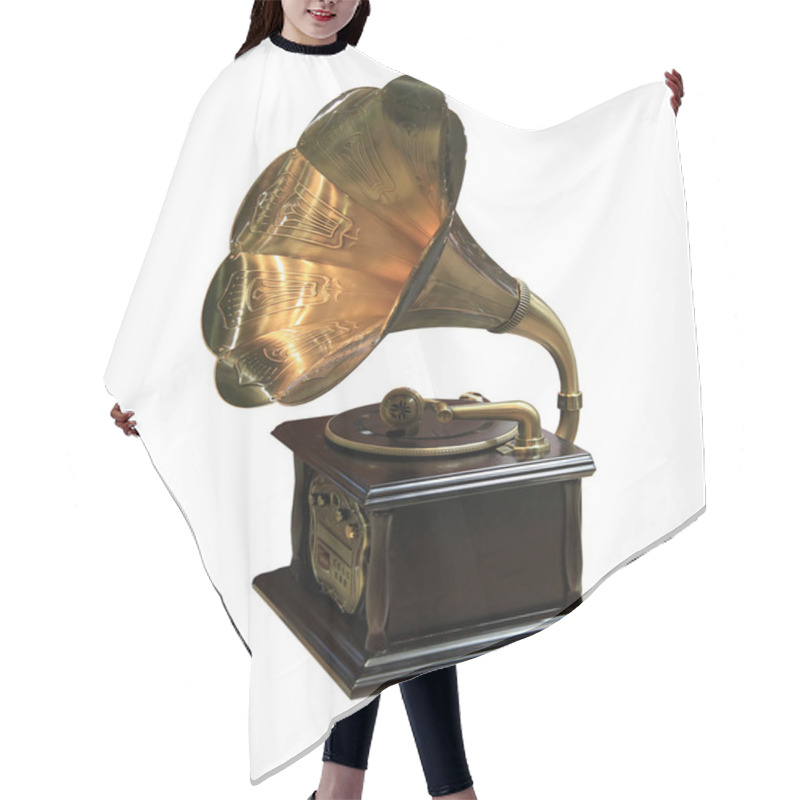 Personality  Gramophone Hair Cutting Cape