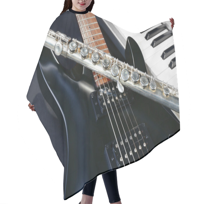 Personality  Different Musical Instruments Hair Cutting Cape