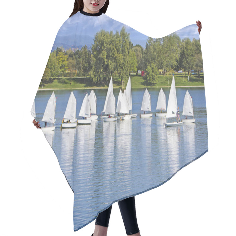 Personality  The Small Sailing Ships Regatta On The Blue Lake Hair Cutting Cape