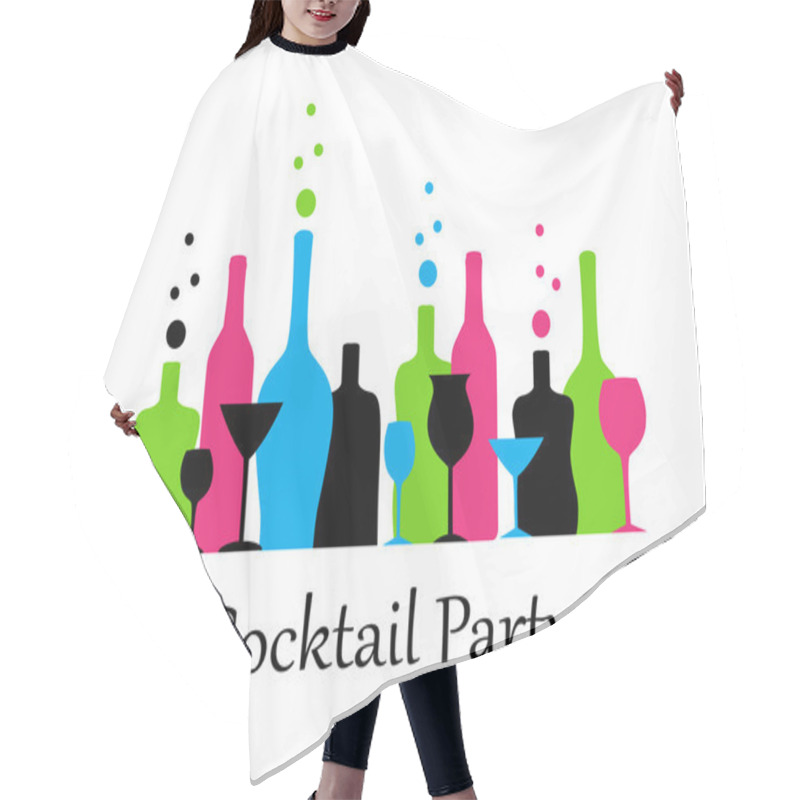 Personality  Cocktail Party Hair Cutting Cape