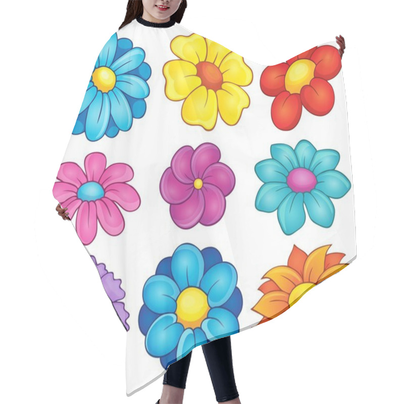 Personality  Flower Theme Collection 6 Hair Cutting Cape