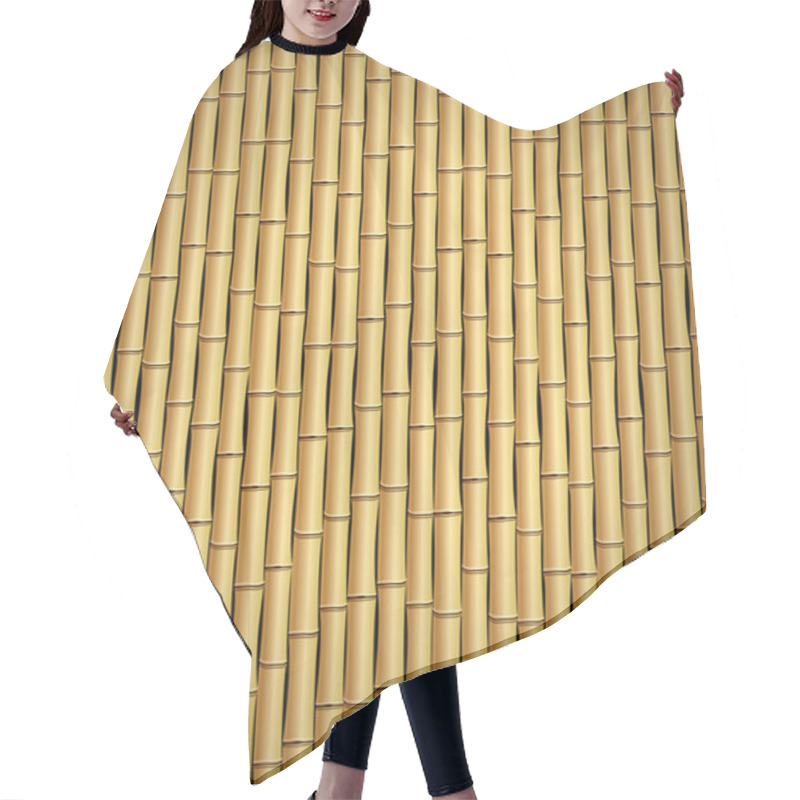 Personality  Bamboo Pattern Background Hair Cutting Cape