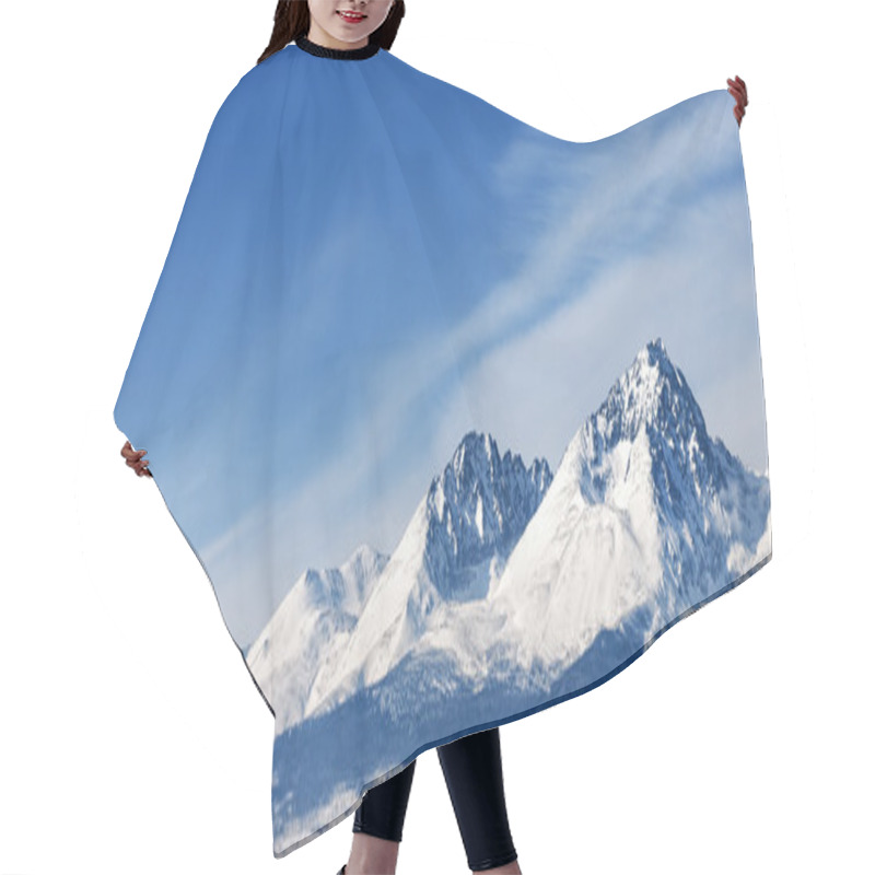 Personality  Dramatic Peaks Pinnacles Snowy Summits High Altitude Mountain Pa Hair Cutting Cape