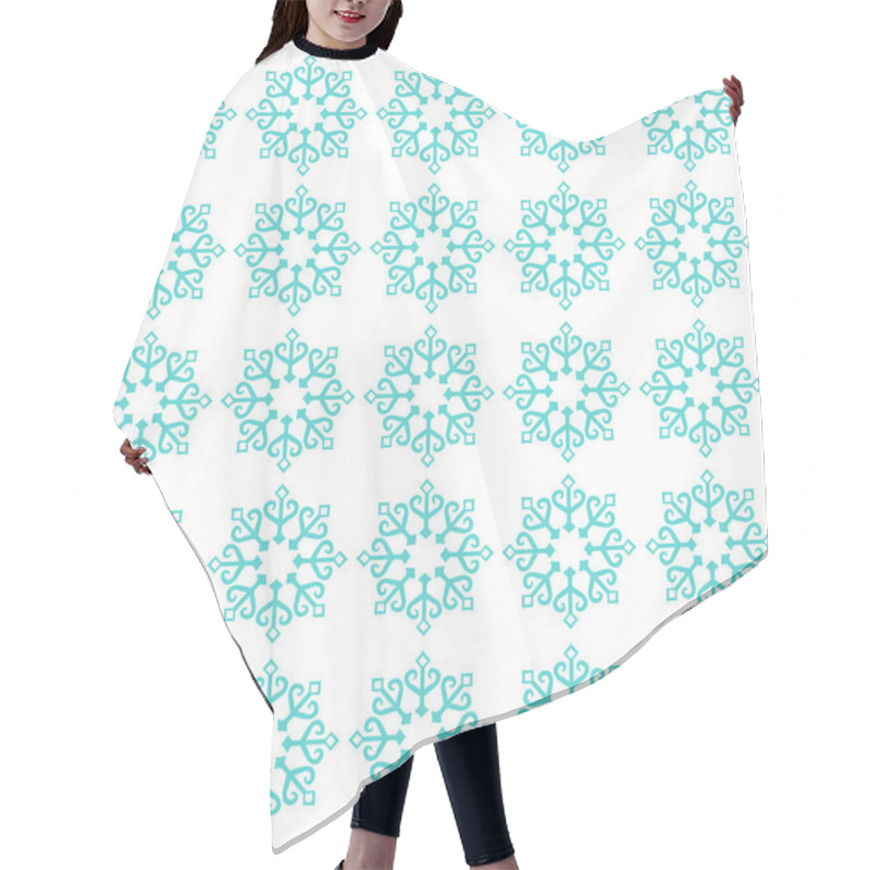 Personality  Winter Christmas Romance Pattern Texture Background Vector Hair Cutting Cape