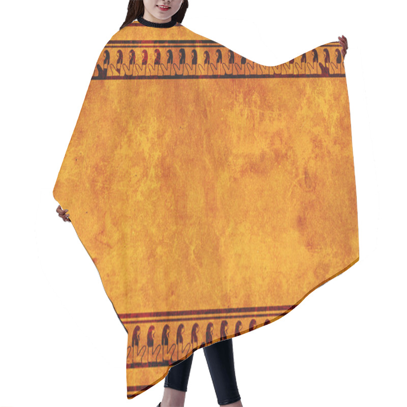 Personality  Egyptian Traditional Pattern Hair Cutting Cape