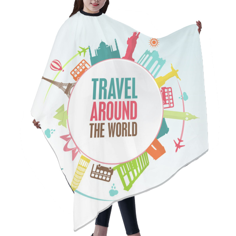 Personality  Travel And Tourism Background Hair Cutting Cape