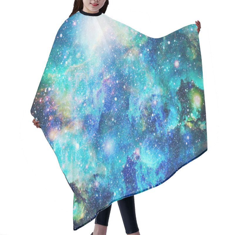 Personality  Futuristic Abstract Space Background. Night Sky With Stars And Nebula. Elements Of This Image Furnished By NASA Hair Cutting Cape