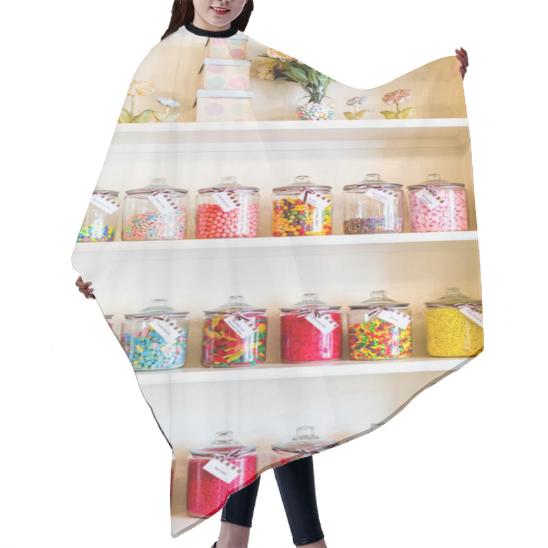 Personality  Candy Store Hair Cutting Cape