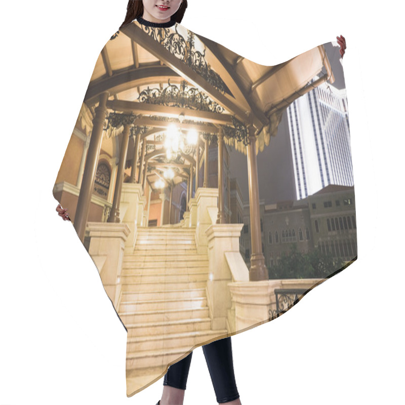 Personality  Stair, Italian Building Style Hair Cutting Cape