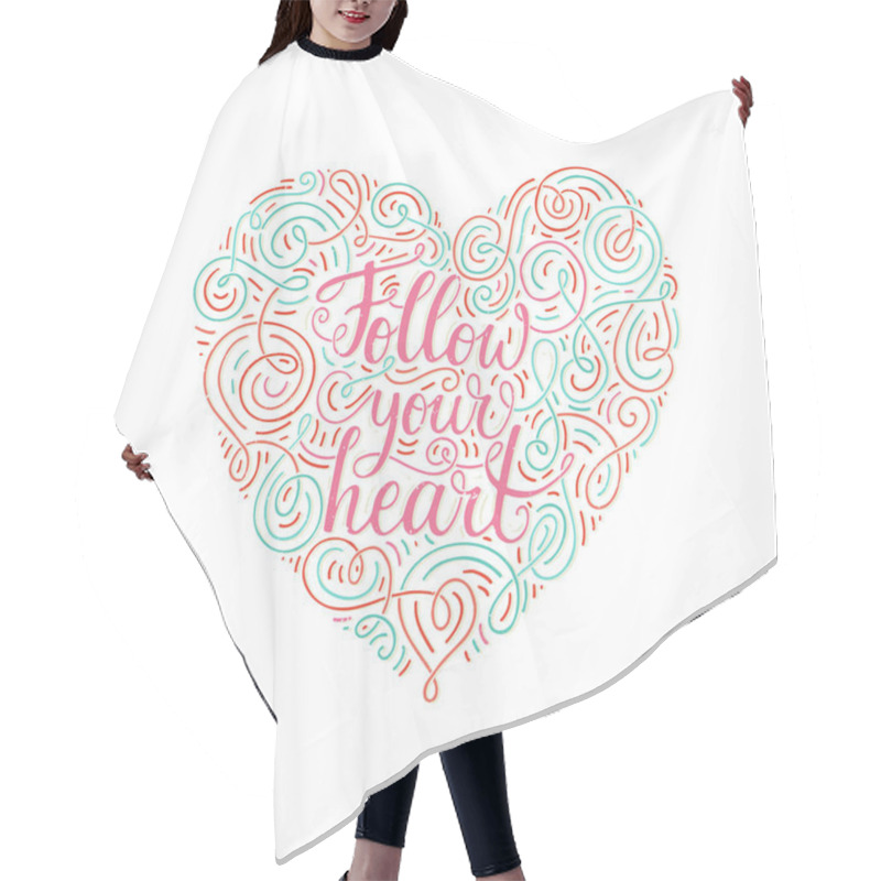 Personality  Follow Your Heart Hair Cutting Cape