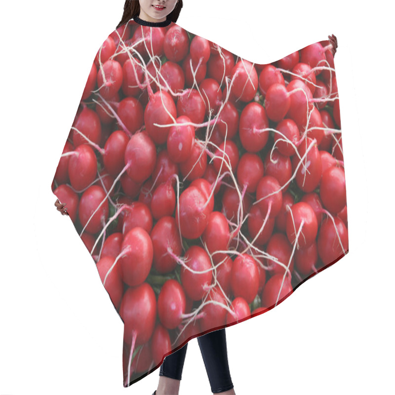 Personality  Red Radish Hair Cutting Cape