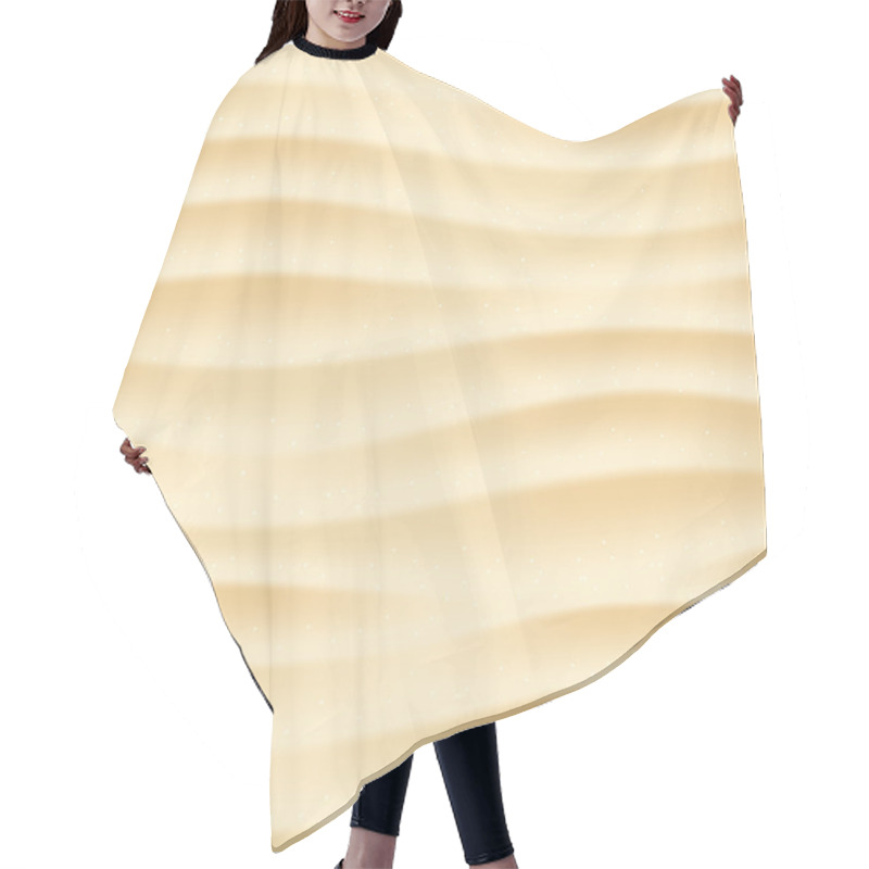 Personality  Beach Sand Background Hair Cutting Cape