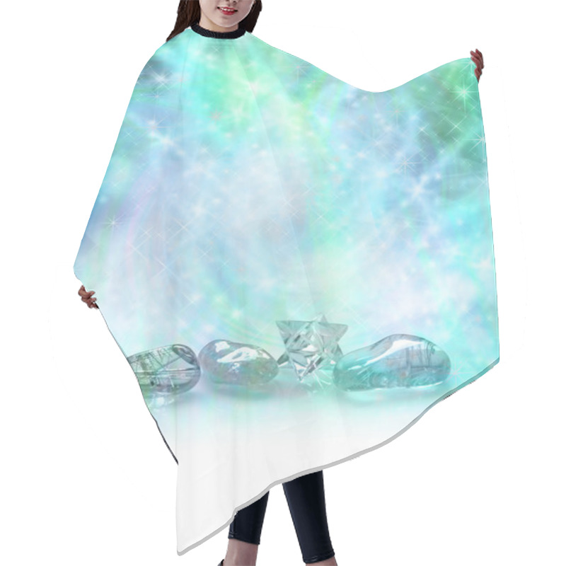 Personality  Cosmic Healing Crystals Hair Cutting Cape