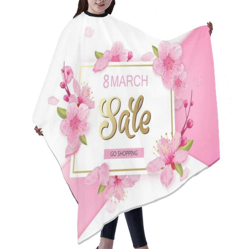 Personality  8 March Sale Spring Background Hair Cutting Cape