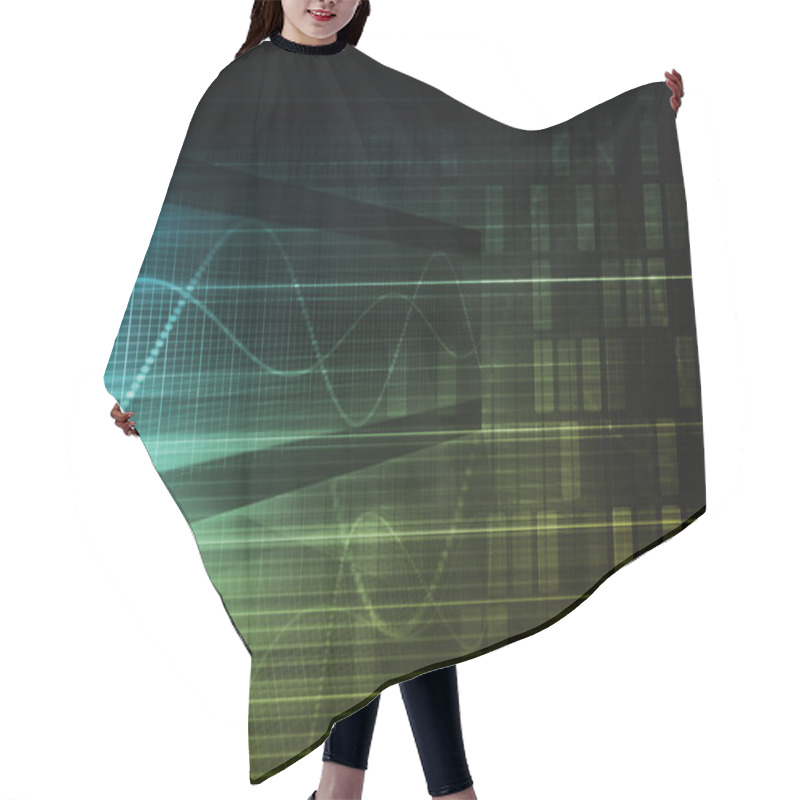 Personality  Virtual Technology Hair Cutting Cape