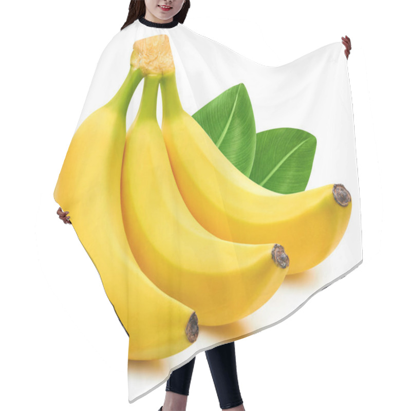 Personality  Bunch Of Bananas Isolated Hair Cutting Cape