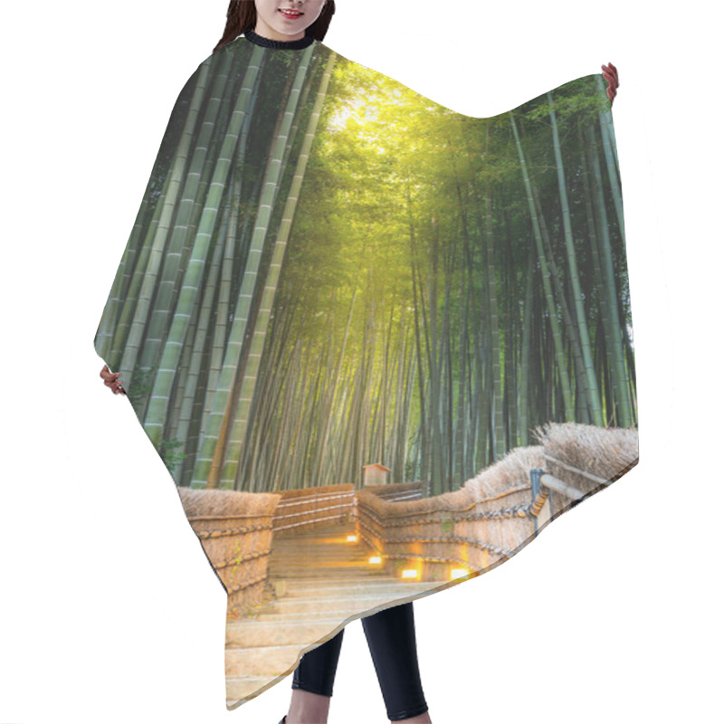 Personality  Arashiyama Bamboo Forest Hair Cutting Cape