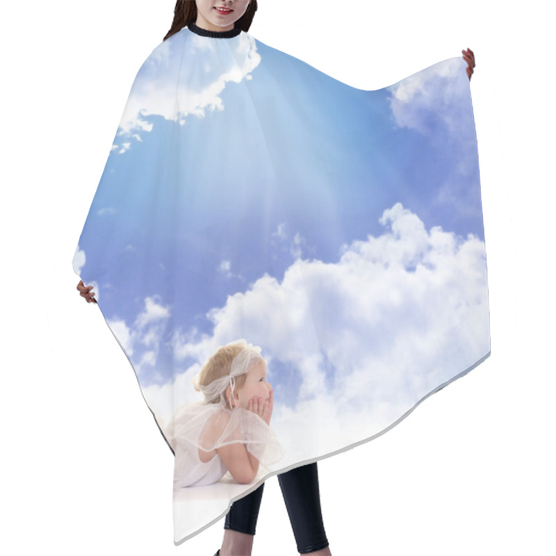 Personality  Angel In Sky Hair Cutting Cape