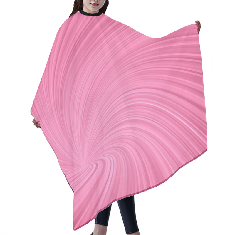 Personality  Pink Striped Ray Background Hair Cutting Cape