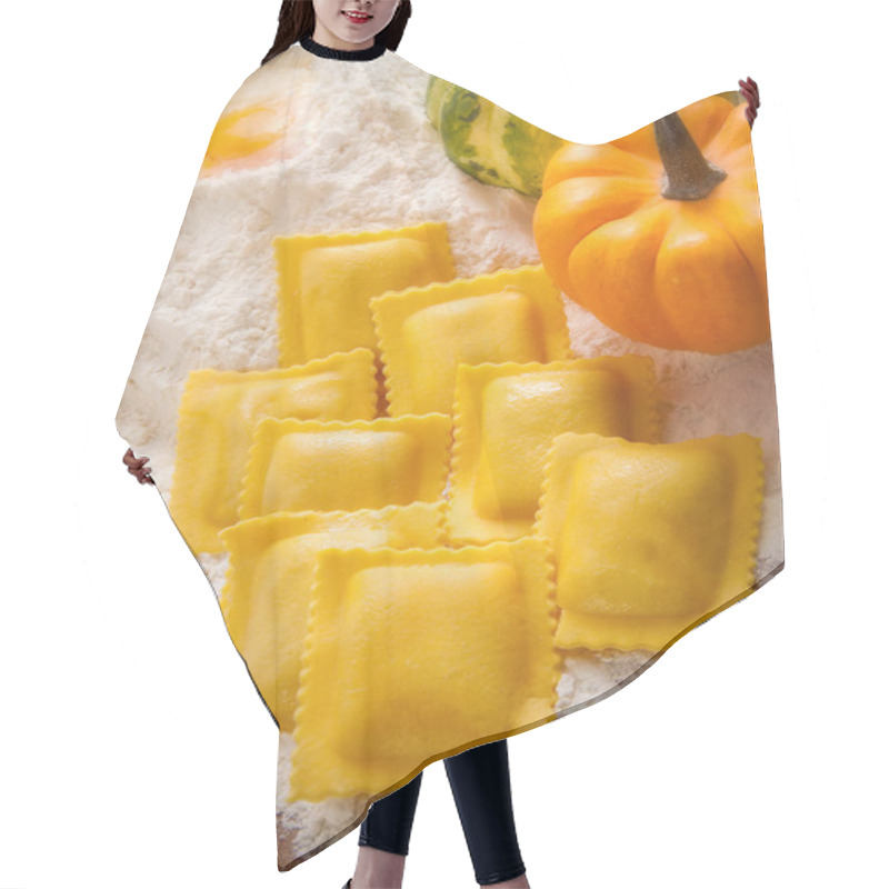 Personality  Homemade Raw Ravioli  Hair Cutting Cape